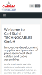 Mobile Screenshot of carlstahl-technocables.com